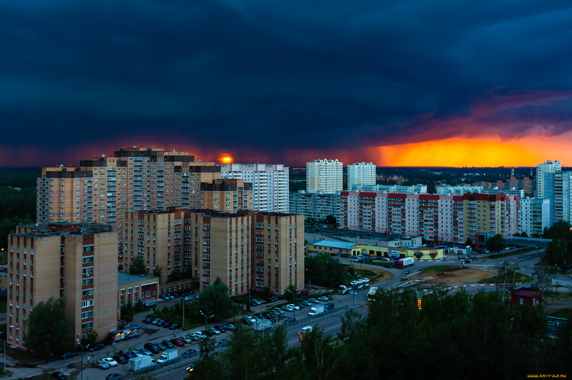 Обои Долгопрудный, Московская область, Россия Города - Здания, дома, обои  для рабочего стола, фотографии долгопрудный, московская область, россия,  города, - здания, дома, стихия Обои для рабочего стола, скачать обои  картинки заставки на